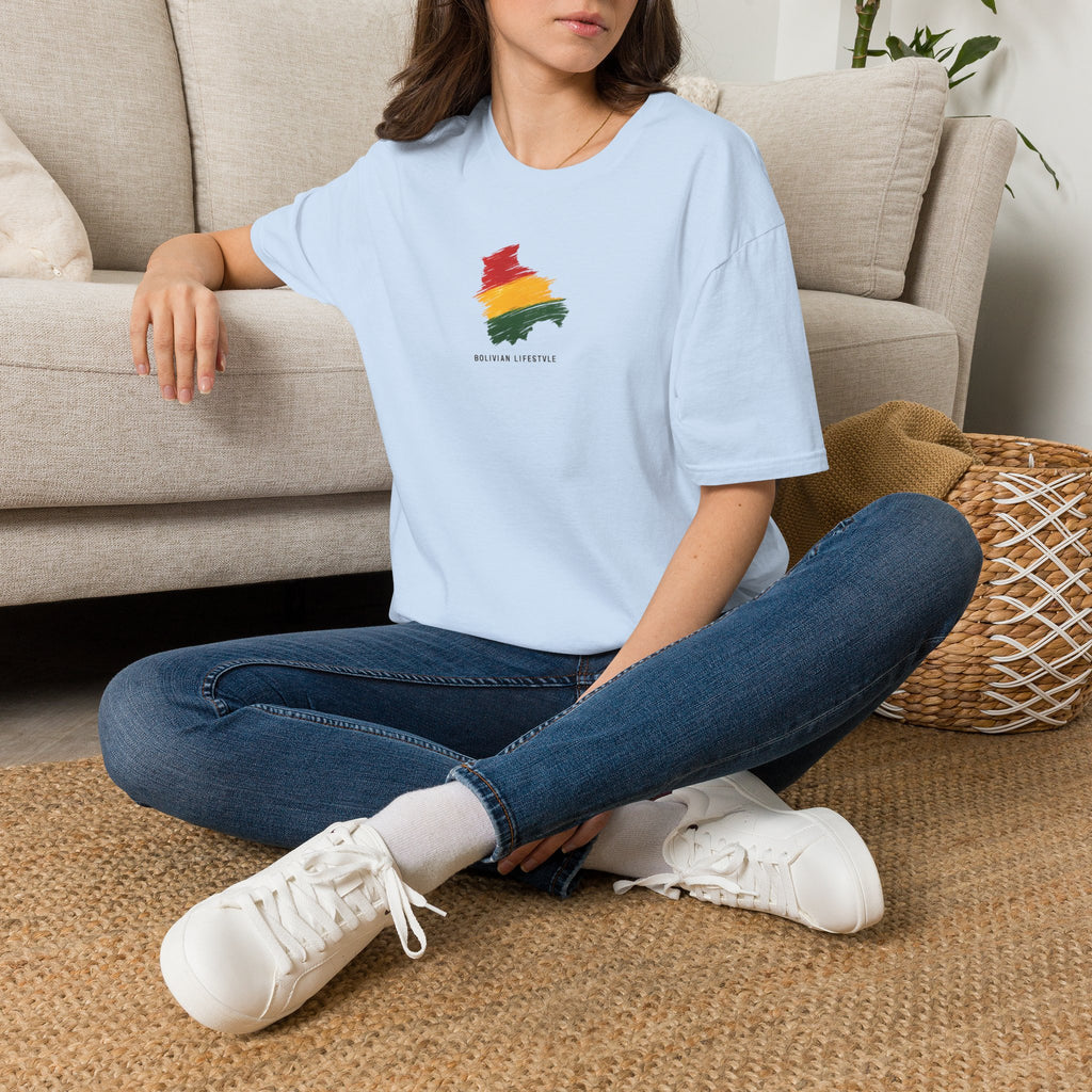 Bolivian Lifestyle Flag Graphic T-Shirt