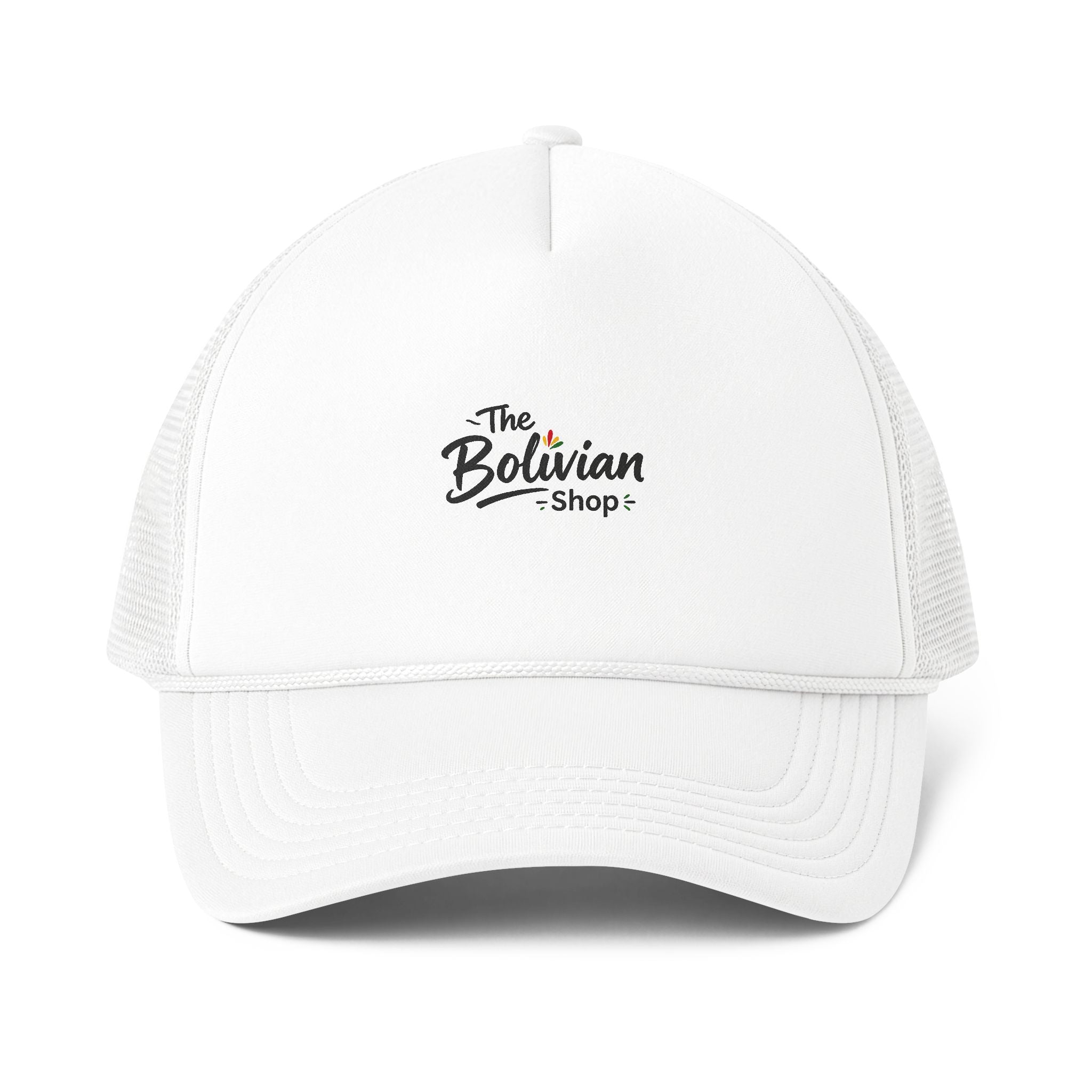 Trucker Cap — 'The Bolivian Shops' Logo Foam Mesh Back Hat