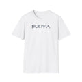 Bolivia Drip Logo T‑Shirt — Metallic Script Graphic Tee
