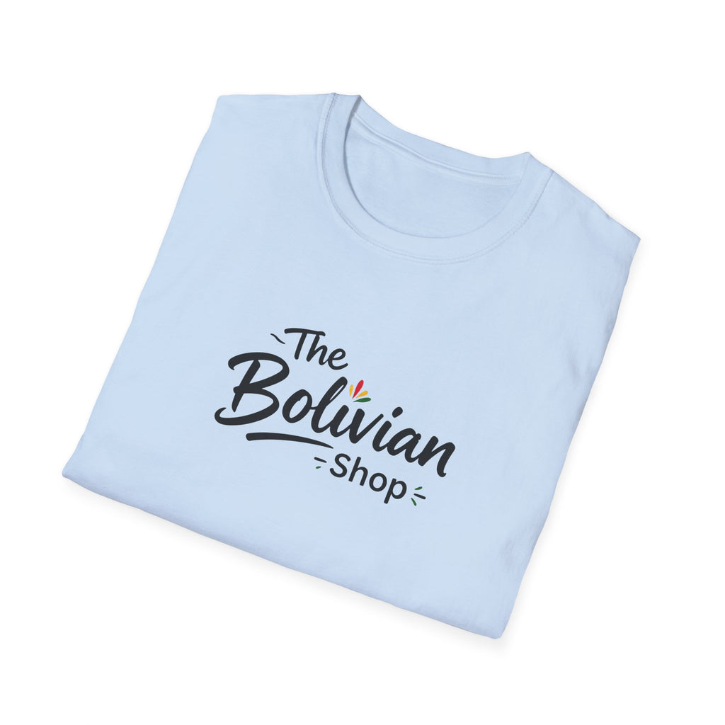 The Bolivian Shop Logo T-Shirt | Minimal Script Brand Tee