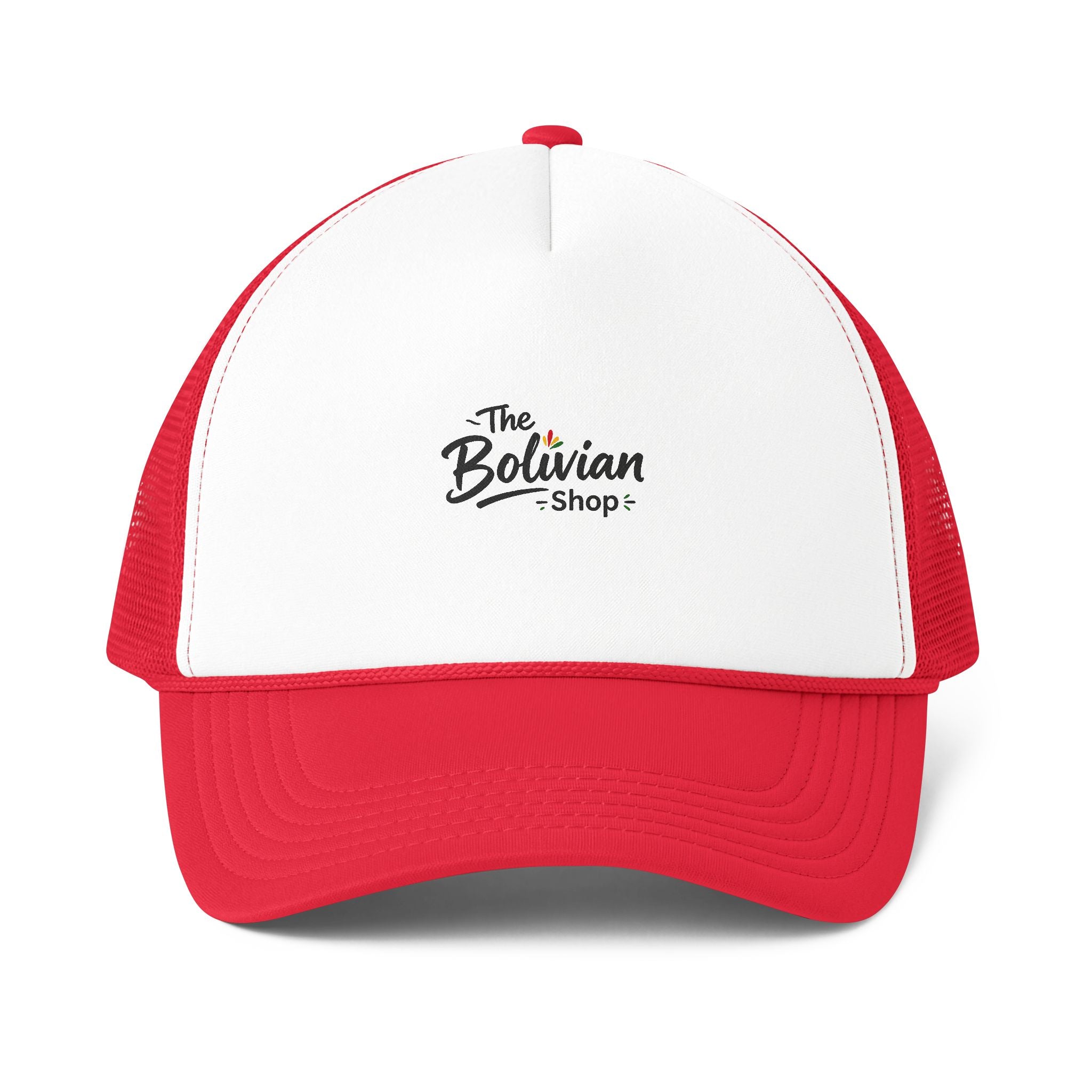 Trucker Cap — 'The Bolivian Shops' Logo Foam Mesh Back Hat