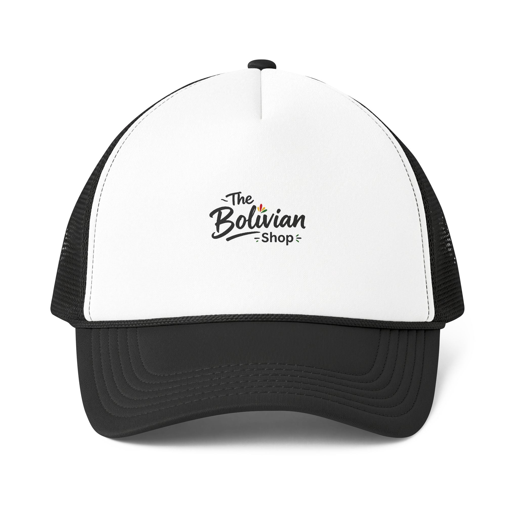Trucker Cap — 'The Bolivian Shops' Logo Foam Mesh Back Hat