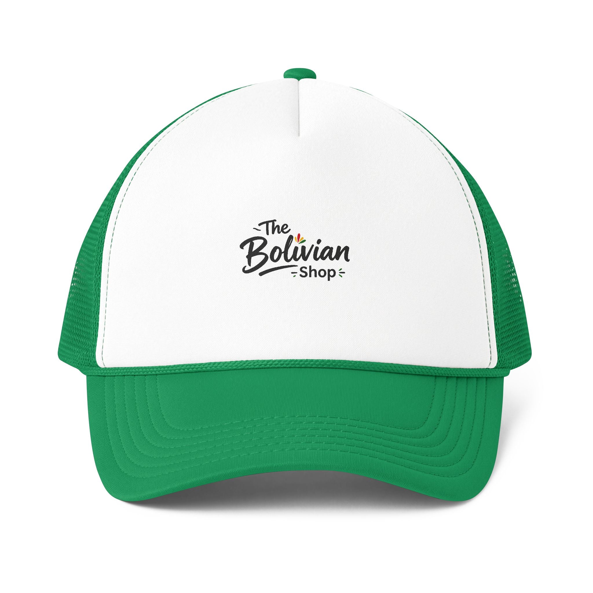 Trucker Cap — 'The Bolivian Shops' Logo Foam Mesh Back Hat