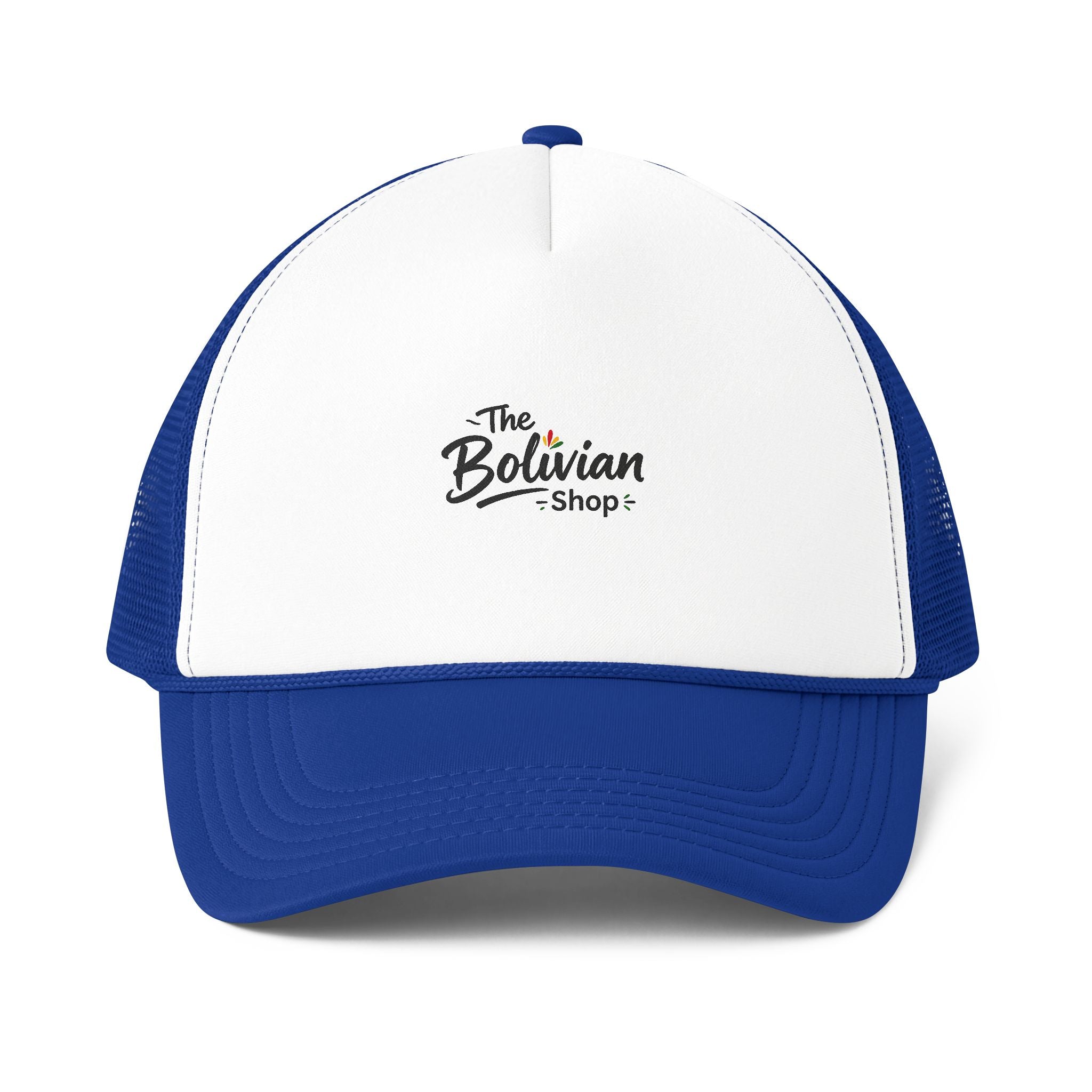 Trucker Cap — 'The Bolivian Shops' Logo Foam Mesh Back Hat