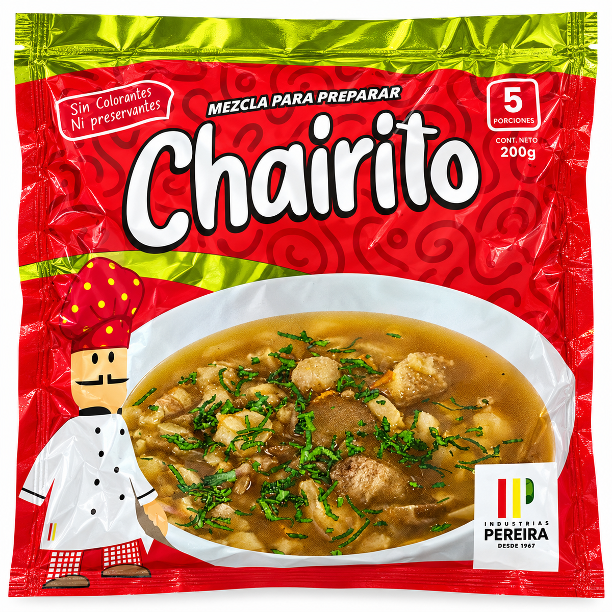 Chairito Pereira mezcla para Chairo Paceño 200g – Bolivian chairo soup mix packet, front