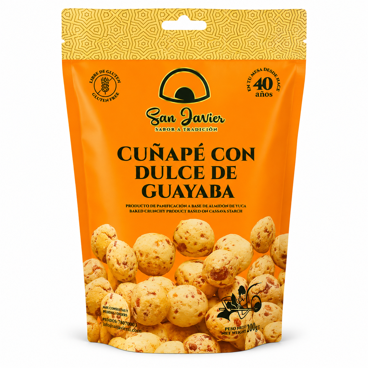 San Javier Cuñapé con Dulce de Guayaba – 200g (7.05 oz)